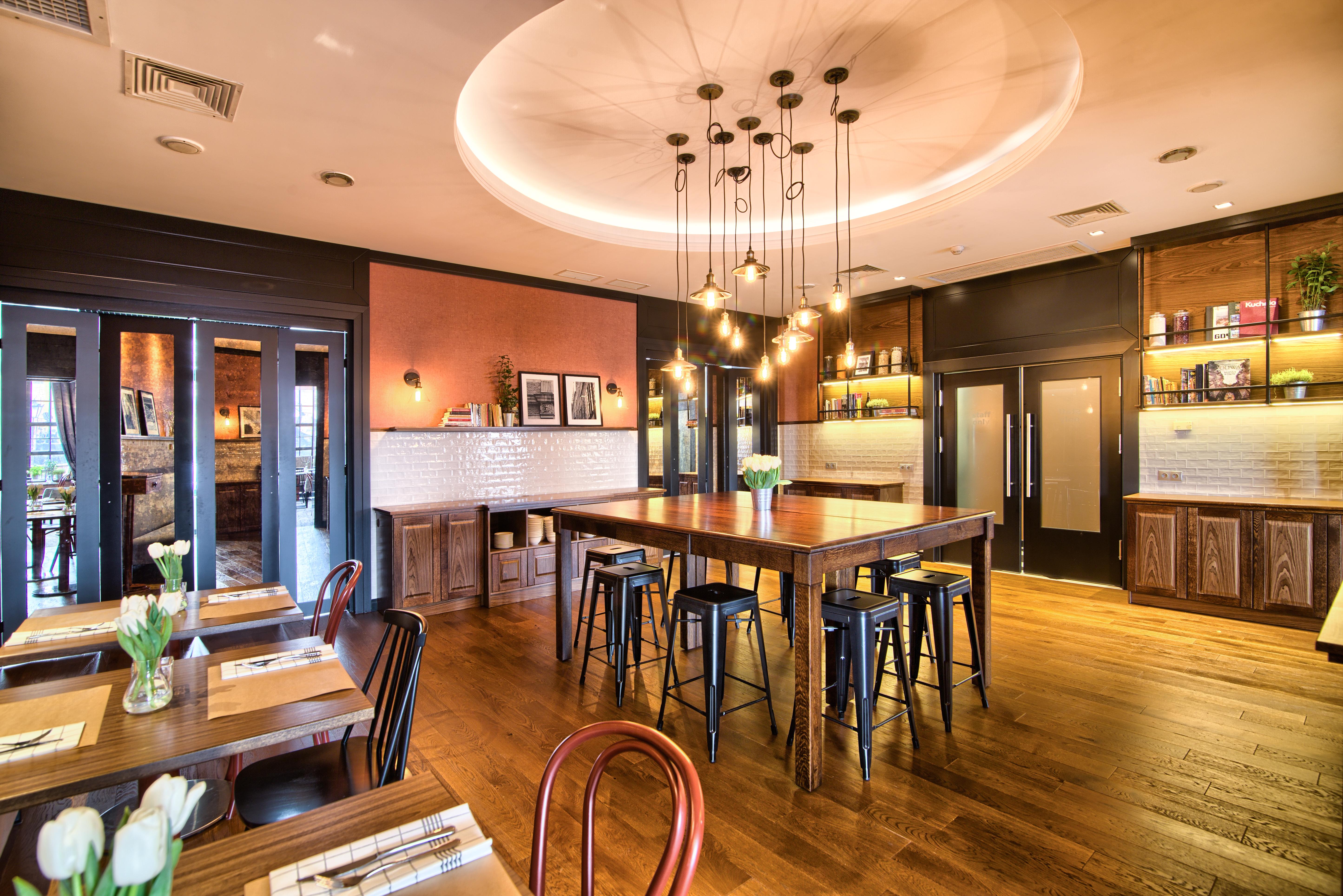 Hotel Hanza Gdansk Restoran fotoğraf
